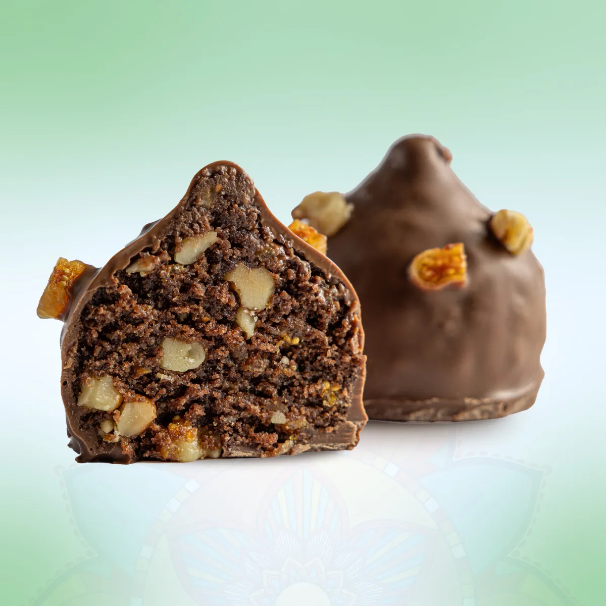 Walnut fig milk chocolate modak