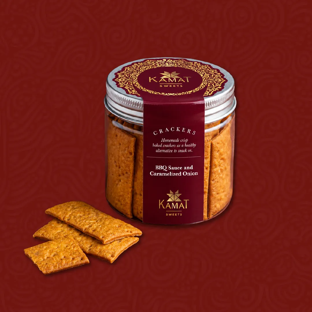 Bbq Sauce And Caramelized Onion Crackers